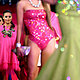 Modelki w kreacjach z kolekcji Barbie
