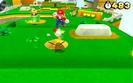 Super Mario atakuje bumerangiem. W 3D