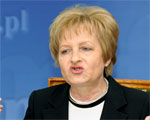  Gilowska: Jedzenie podro�eje przez Millera