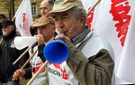  Protest Solidarno�ci przeciwko wyd�u�eniu wieku emerytalnego