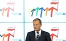 Tusk pokaza� logo prezydencji w Unii
