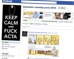 ACTA zdominowa�a Facebooka w styczniu