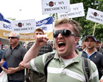  Olbrzymia demonstracja w Tbilisi przeciwko Saakaszwilemu
