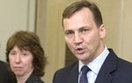 Sikorski: Odwiedziny Asthon w drodze do Rosji, to dobry gest