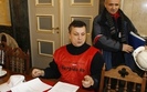 Przyw�dcy strajku w 