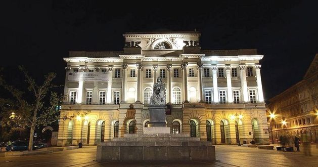 Pałac Staszica w Warszawie - siedziba Instytutu Nauk Ekonomicznych PAN</br>