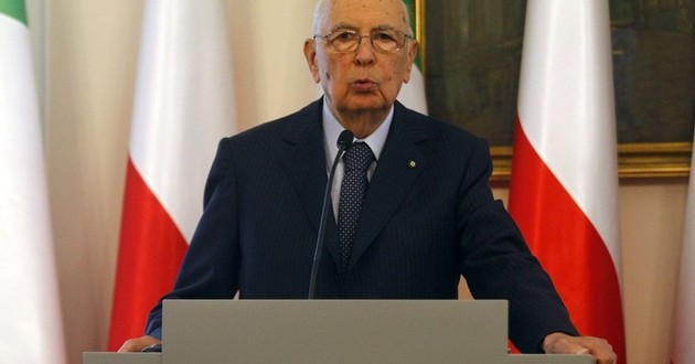 Na zdj. Giorgio Napolitano