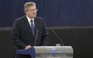 Komorowski w Strasburgu: Wi�cej Europy!
