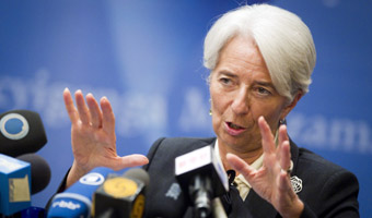 Lagarde w Japonii walczy o strefę euro
