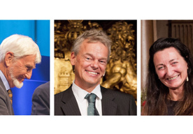 Nagrodzeni John O'Keefe, Edvard Moser oraz May-Britt Moser,