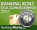 Ranking Money.pl. Konta oszcz�dno�ciowe 2011