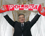  Prezydent chce god�a na strojach reprezentacji