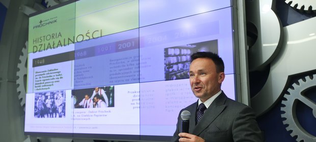 Rafał Bauer, prezes Próchnika.