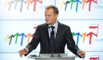 Premier Donald Tusk Człowiekiem Roku 2011
