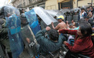 Demonstracja niepe�nosprawnych. Starli si� z policj�