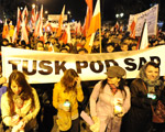 Koczuj� przed pa�acem. Albo oni, albo Tusk
