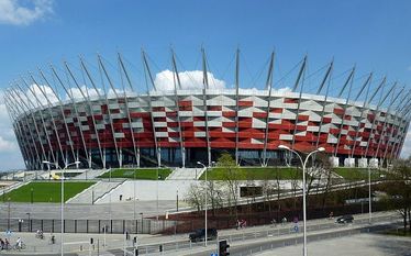 Zawody w windsurfingu na Stadionie Narodowym