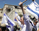  Jerozolima: Demonstracja �yd�w w dzielnicy arabskiej