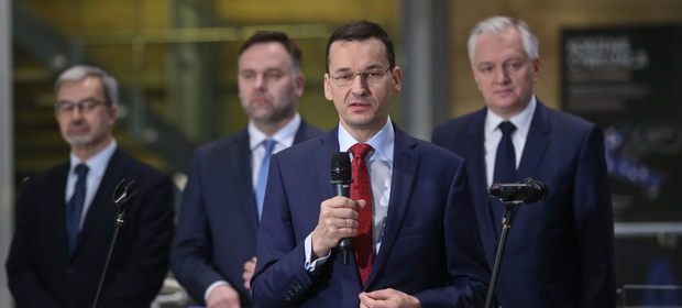Mateusz Morawiecki podczas powołania Rady ds. Innowacyjności, 11 stycznia, Warszawa