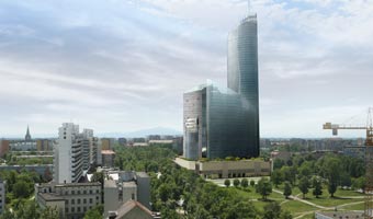 Budowa najwy�szego wie�owca w Polsce wstrzymana 