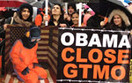 Demonstracja przeciwnik�w Guantanamo w USA