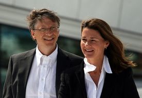 Bill Gates z żoną Melindą