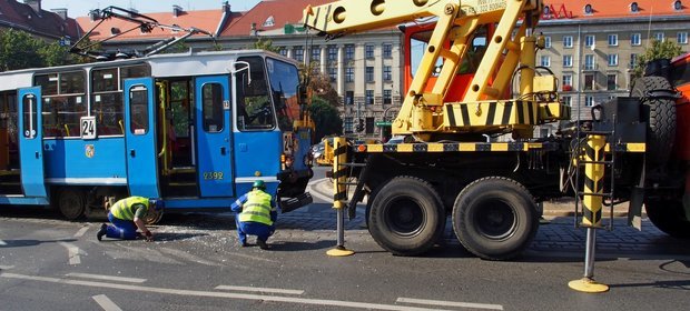 Niektóre wrocławskie tramwaje mają już kilkadzisiąt lat i są po "przejściach"