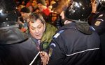  Zamieszki podczas antyrz�dowych protest�w w Bukareszcie