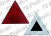 tr�jk�t odblaskowy mocowanie-ta�ma samoprzylepna,czerwony,wys.140mm O�wietlenie blendy optyczne, odblaski