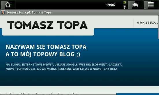Archos 5 IT rozdzielczo��