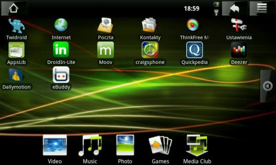 Archos 5 IT pulpit