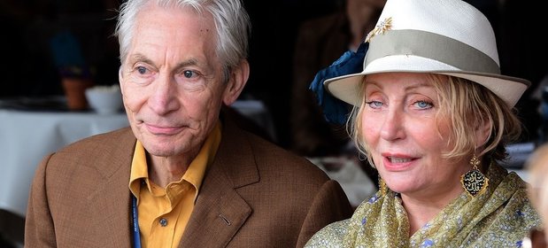Shirley Watts razem z mężem parkusistą The Rolling Stones