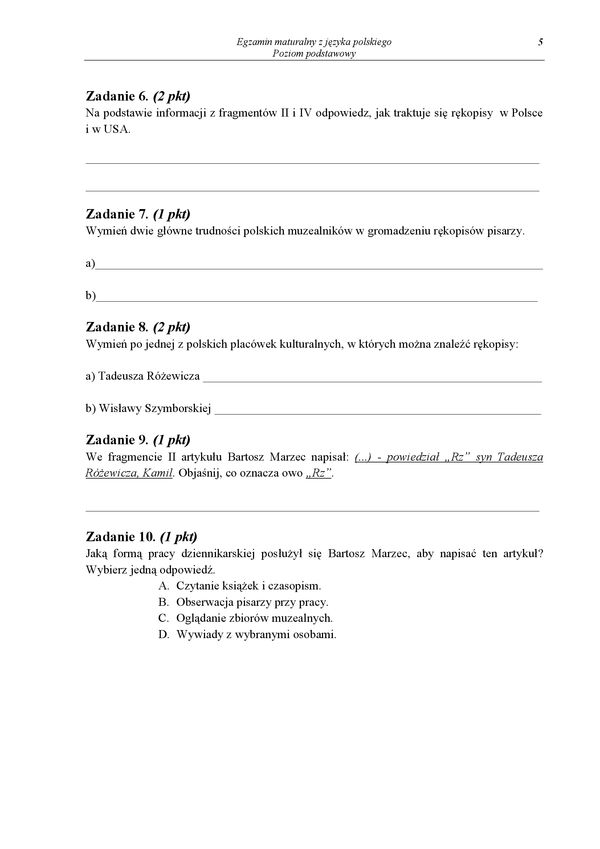 Dżuma Sprawdzian Z Treści Chomikuj nauka.money.pl